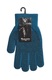 WAHLSTEN RIDVANTAR MED GUMMINOPPOR. MAGIC GLOVES- TURQUOISE